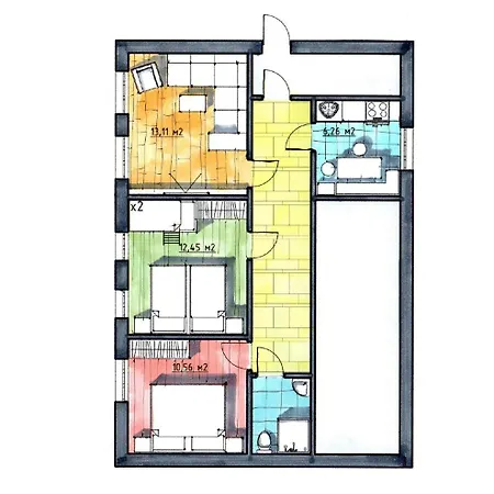 Apartment Frei 1 *